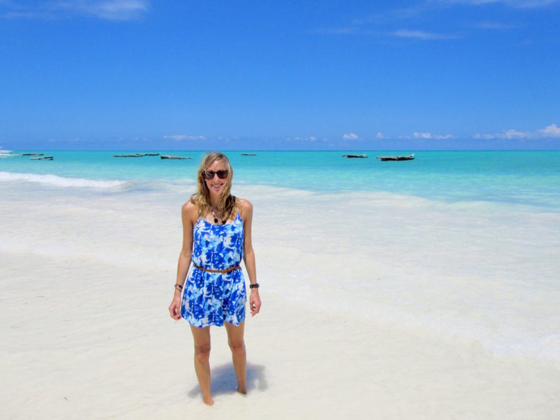 White sand beaches in Zanzibar