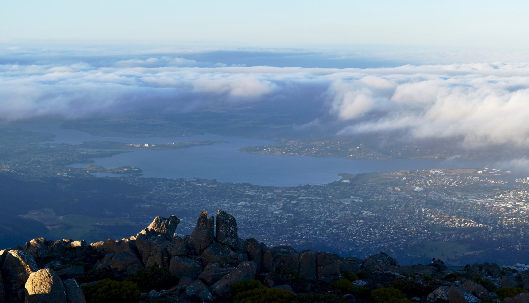 Make sure you visit Mount Wellington for the views in a weekend in Hobart 