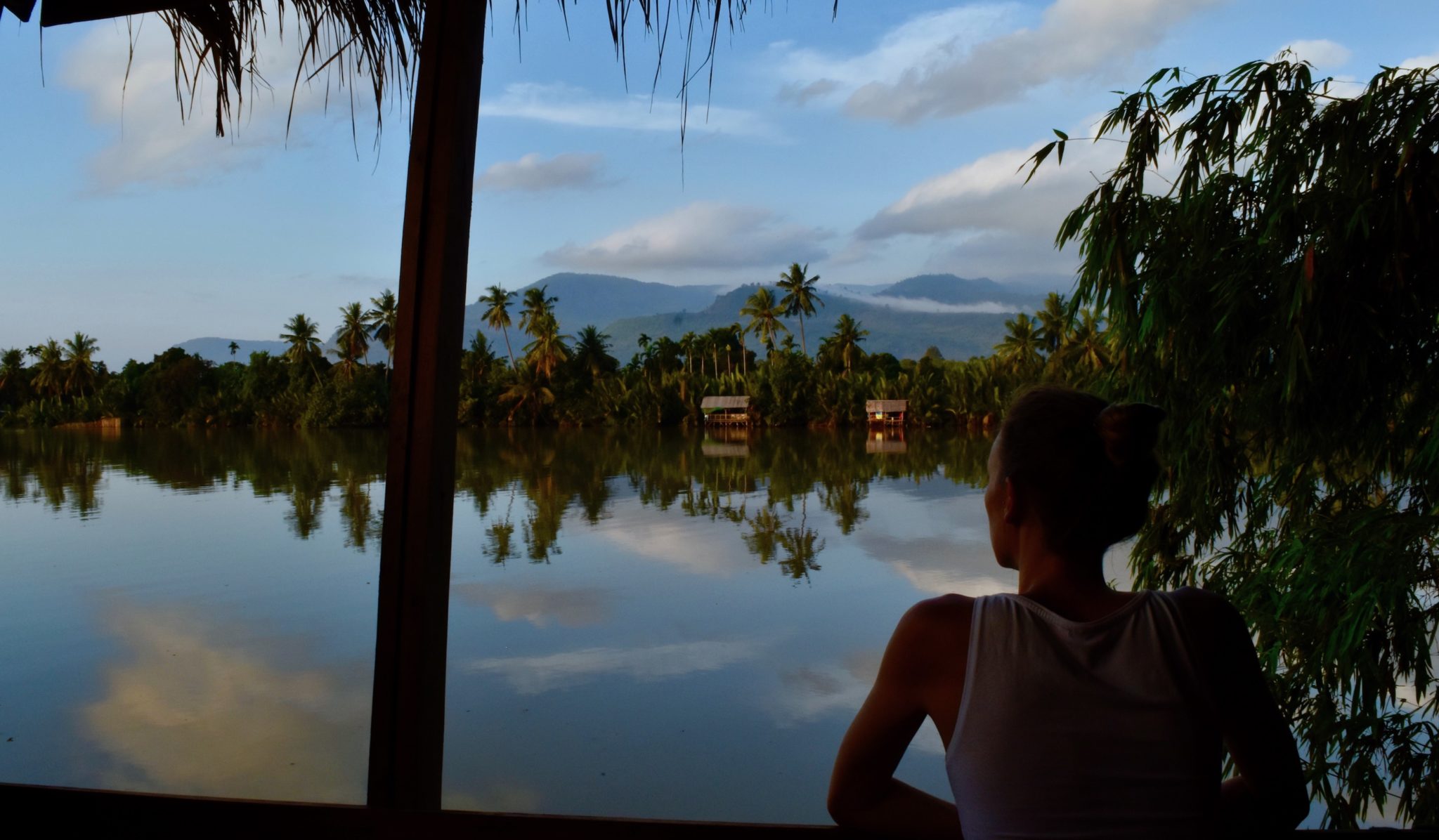 Views over the river in Kampot