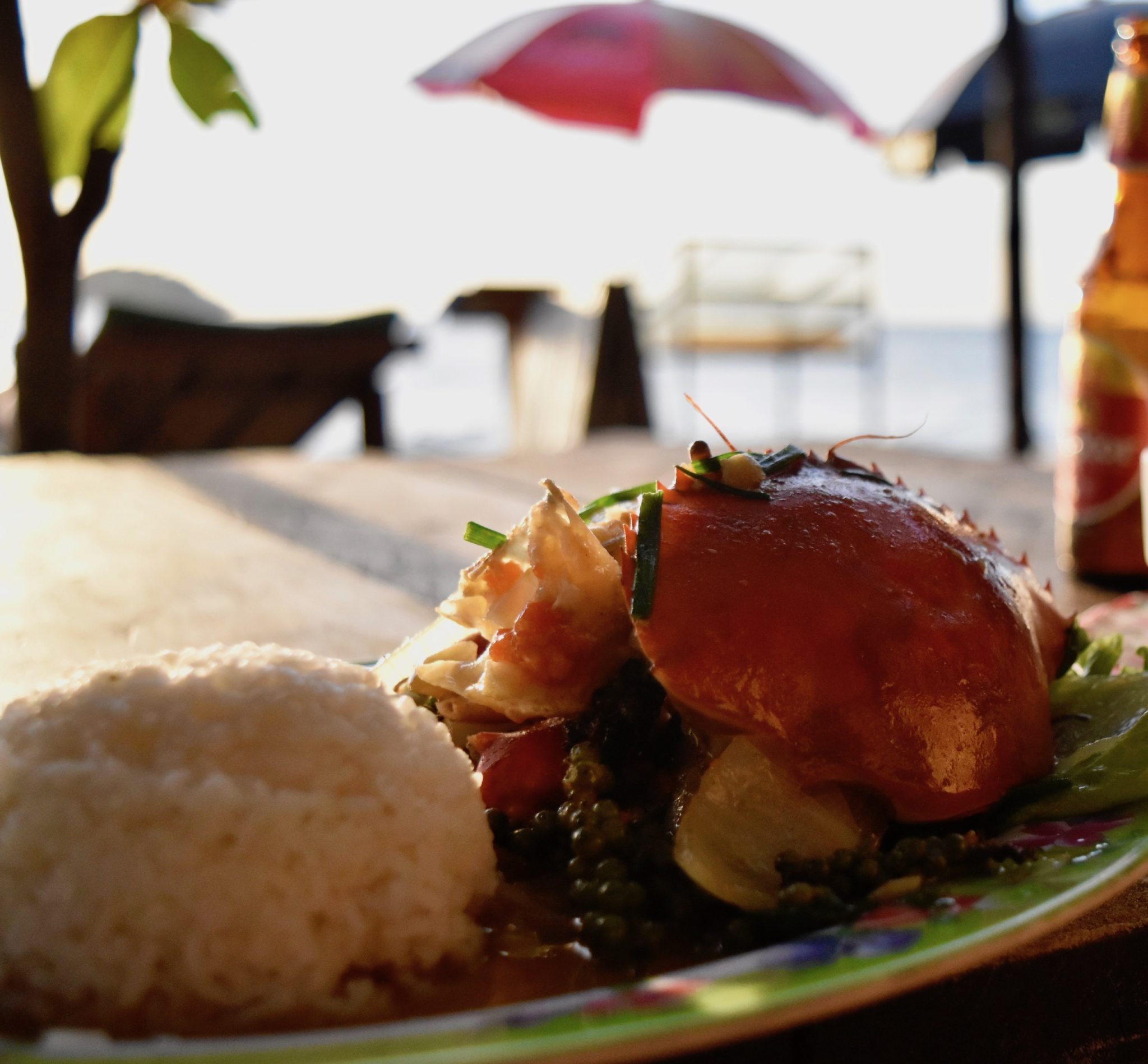 A Kep crab cooked with Kampot pepper