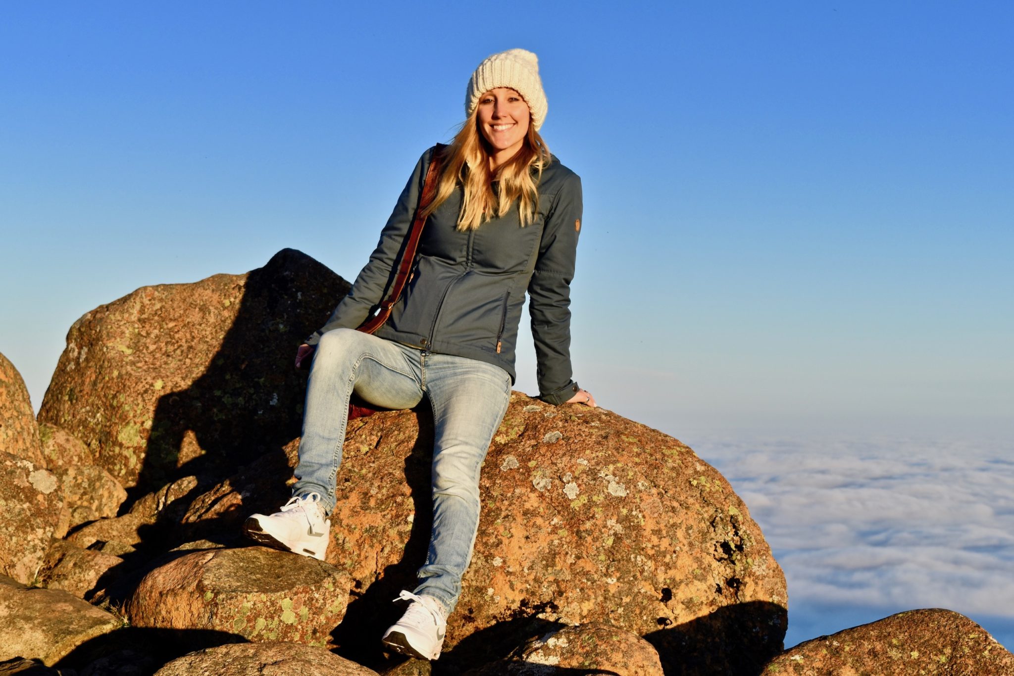 Enjoying life above the clouds on Mount Wellington 